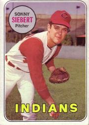 1969 Topps Baseball Cards      455     Sonny Siebert